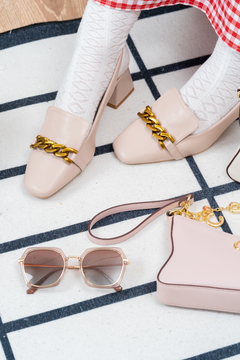 5. Cr Vena Chain Slingback Heels