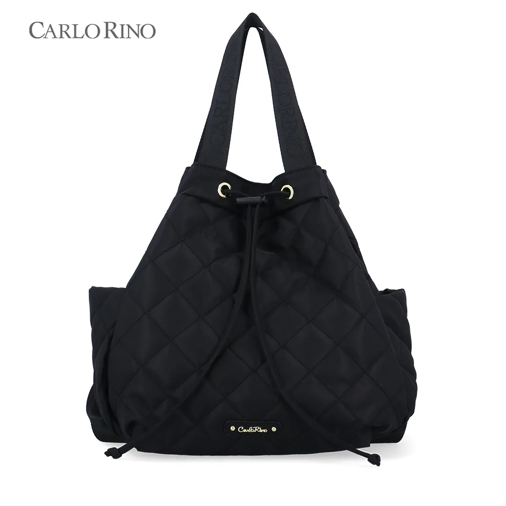 Quilted Urban Drawstring Backpack