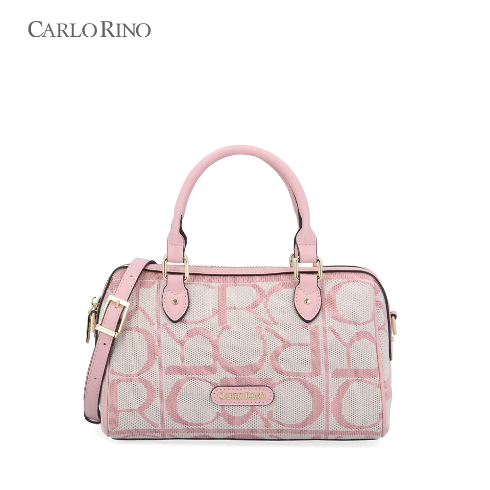 Carlo GEO Knit Boston Bag
