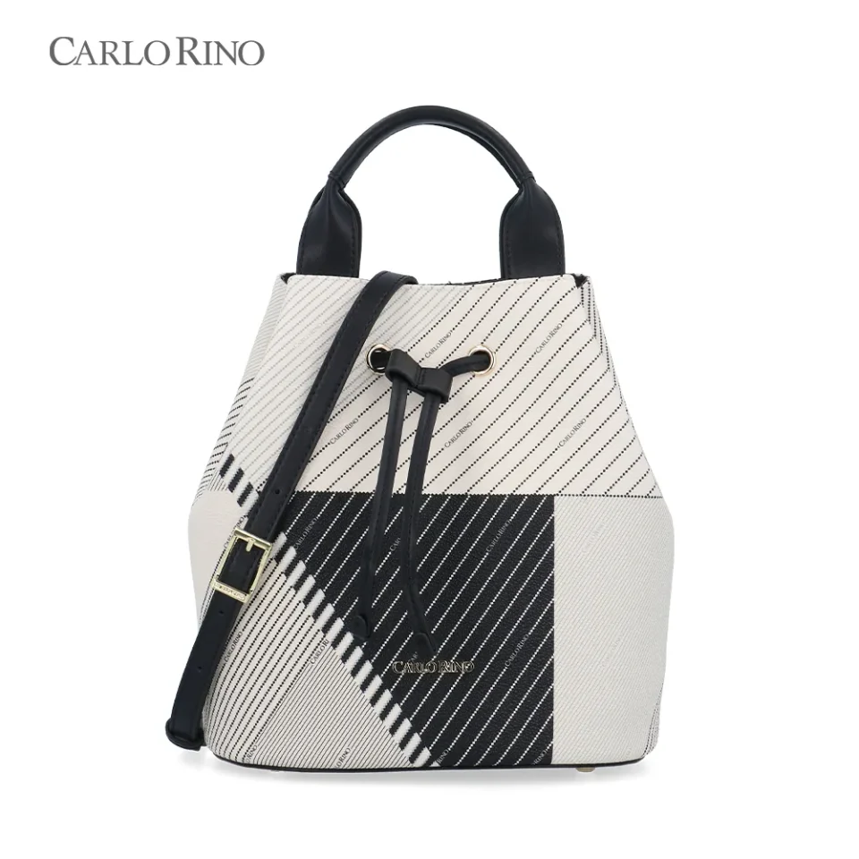 The Grid Bucket Bag