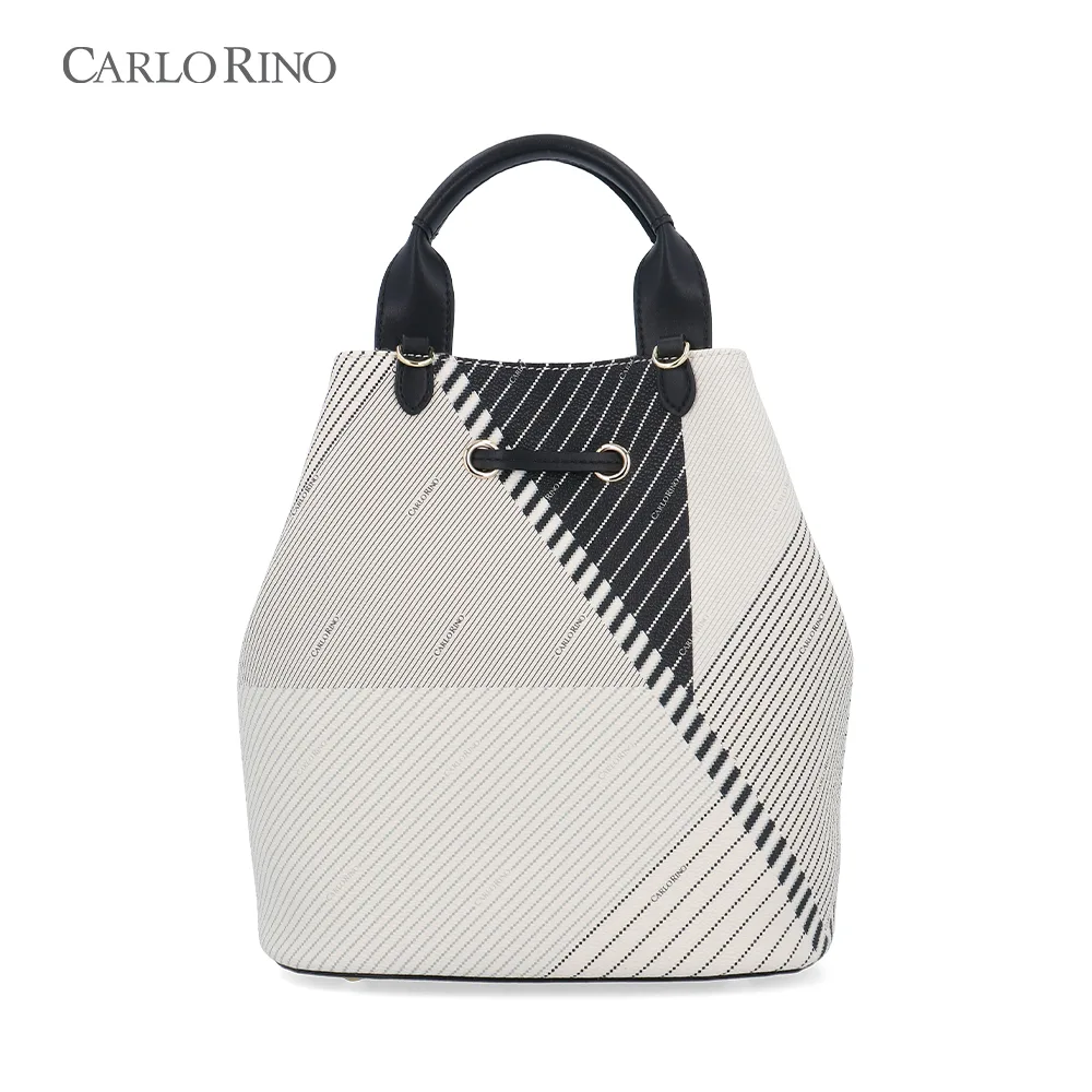 The Grid Bucket Bag