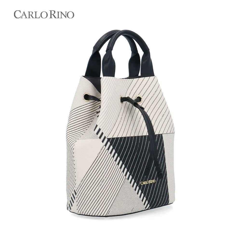 The Grid Bucket Bag