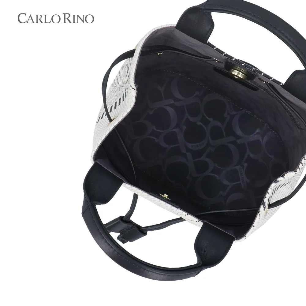 The Grid Bucket Bag