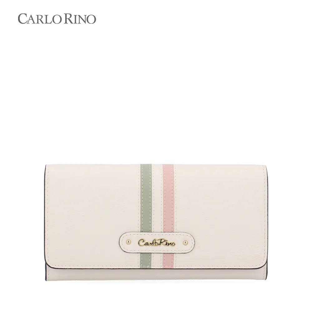 Mila Striped 2 Fold Wallet