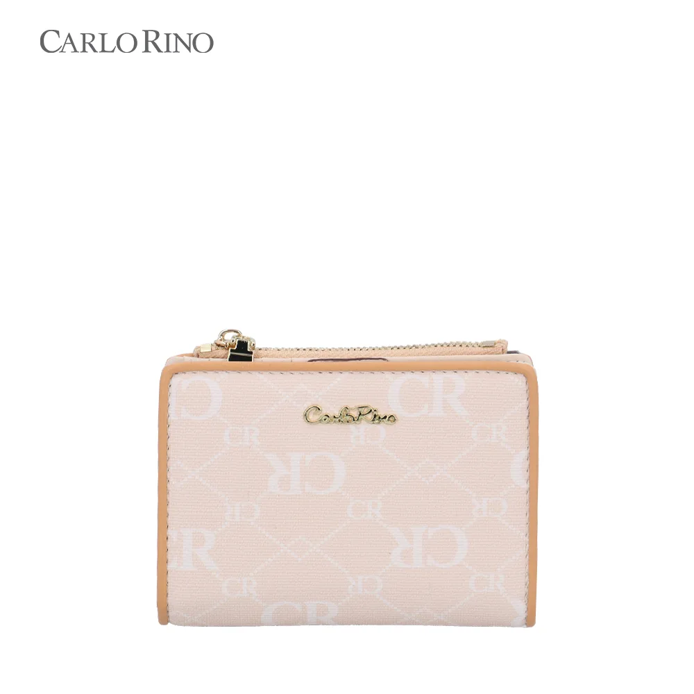CR Monogram in Cream Short Wallet